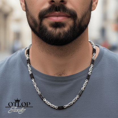 عقد بيزنطي كلاسيكي للجنسين ستانلس - كود 00432