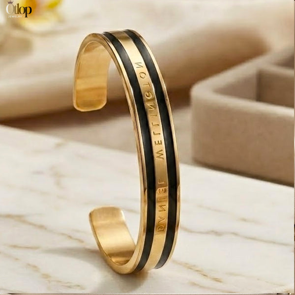 أسورة للجنسين ستانلس مطلي بالذهب - كود 4422288