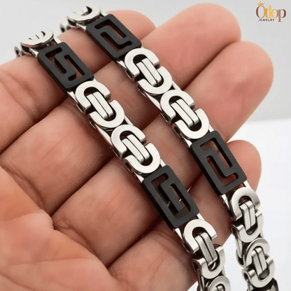 أسورة بيزنطي استانلس ستيل 316 للجنسين - كود 02920